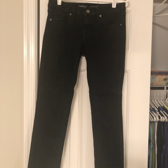 Mossimo Women's Black Jeans Mid-Rise Straight Leg (Size 27) (Size 4) - Picture 1 of 5